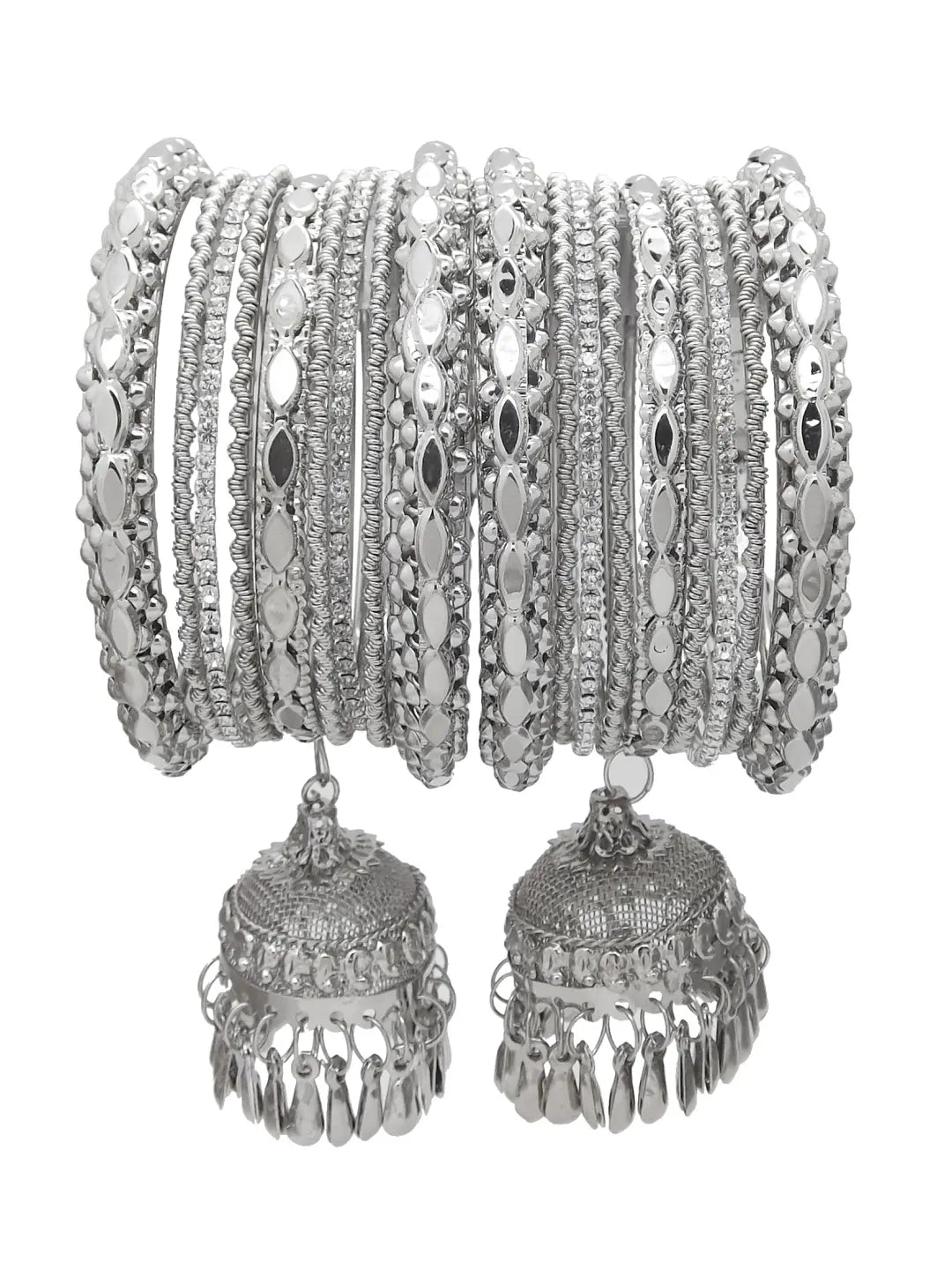 Silver Plated Chuda Bangles