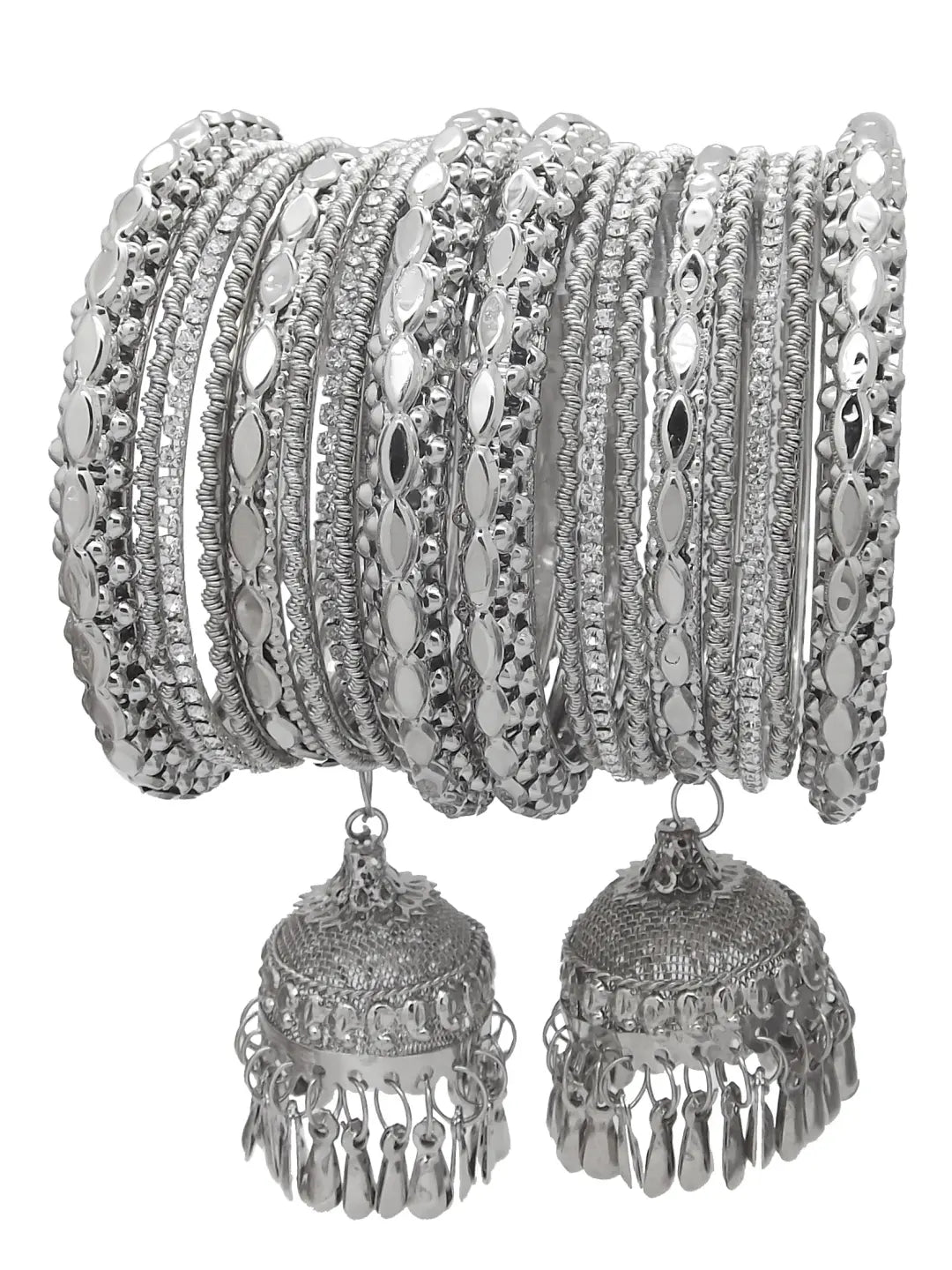 Silver Plated Chuda Bangles
