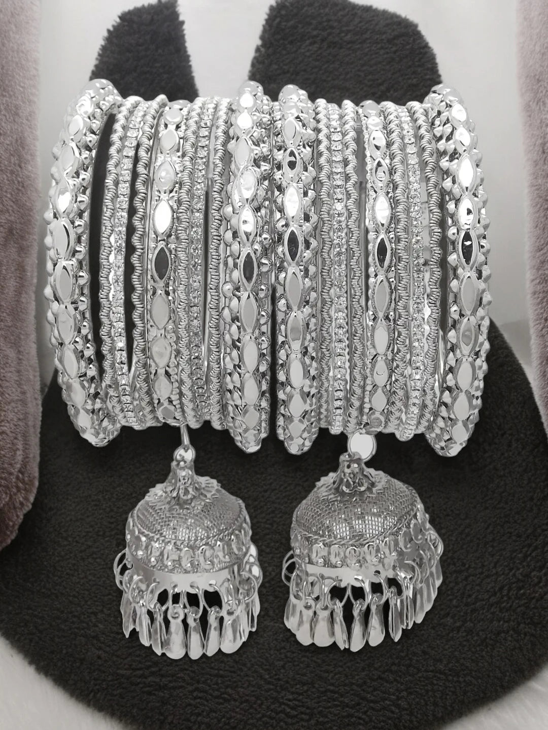 Silver Plated Chuda Bangles