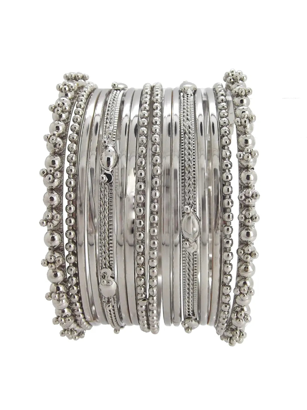 Silver Oxidized Bangles