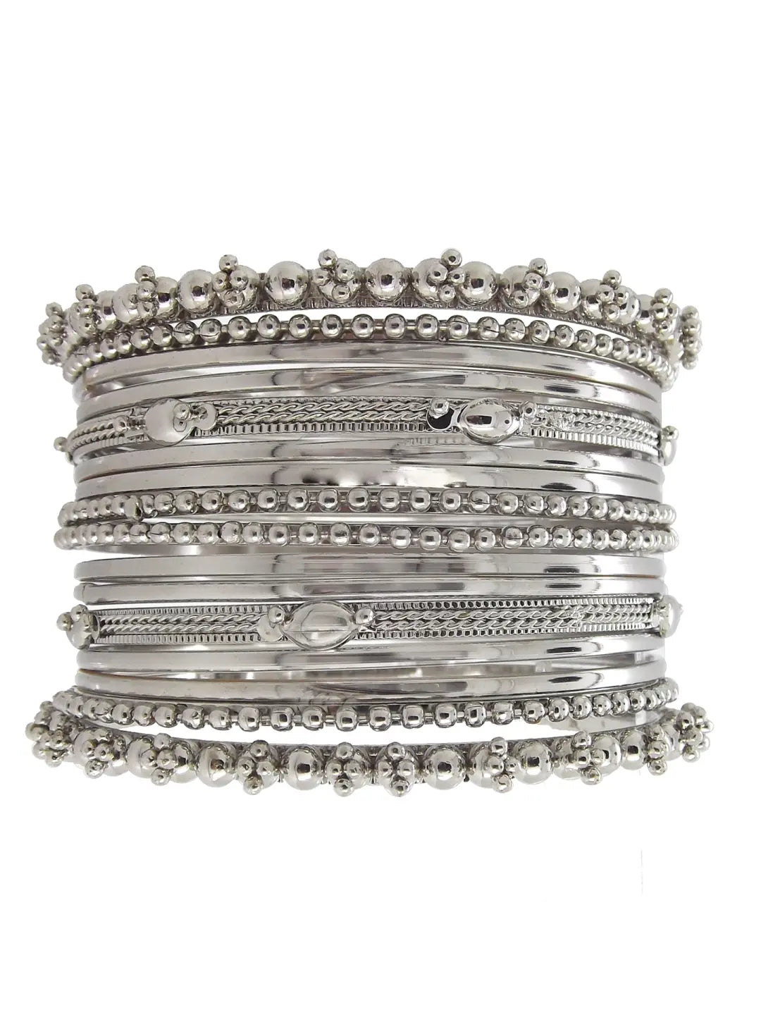 Silver Oxidized Bangles