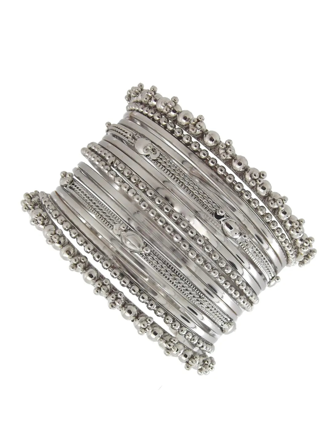 Silver Oxidized Bangles