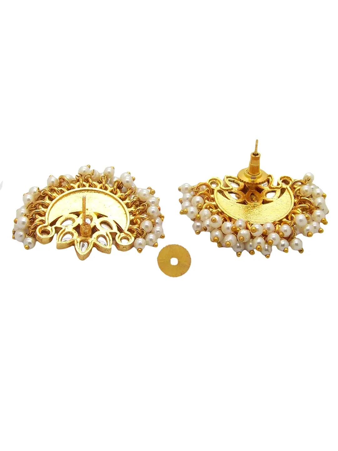 Gold Plated Yellow Chandbalis