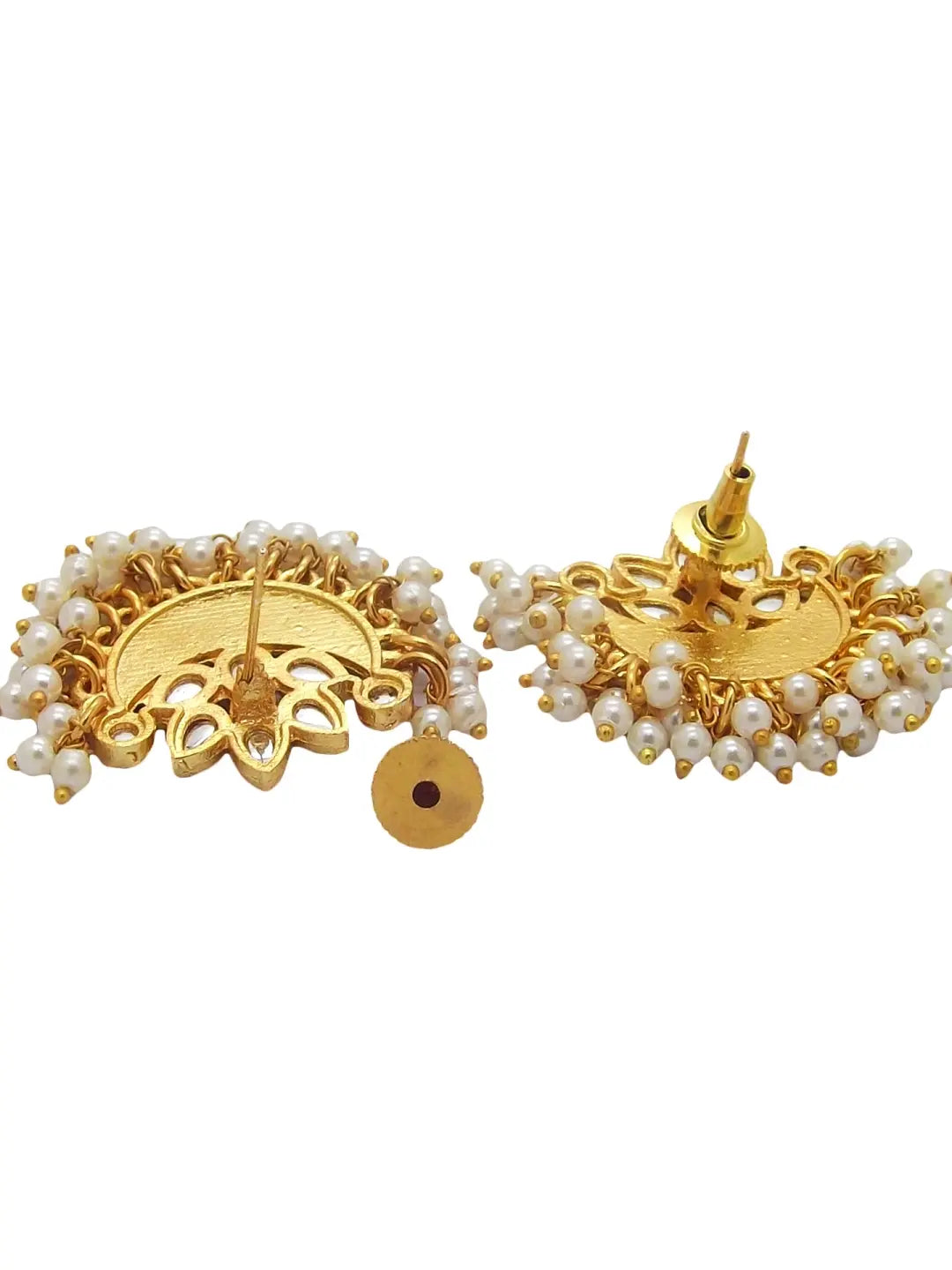 Gold Plated Black Chandbalis