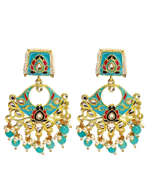 Floral Chandbalis Earrings