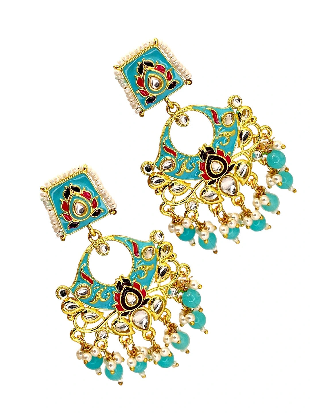 Floral Chandbalis Earrings
