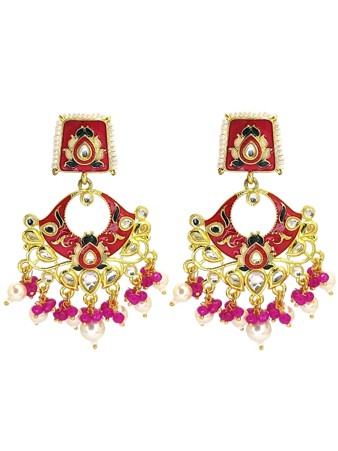 Geometric Shaped Drop Earrings