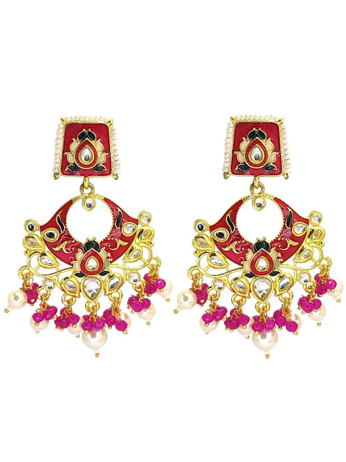 Geometric Shaped Drop Earrings