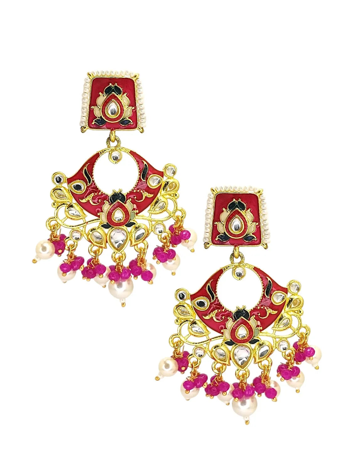 Geometric Shaped Drop Earrings