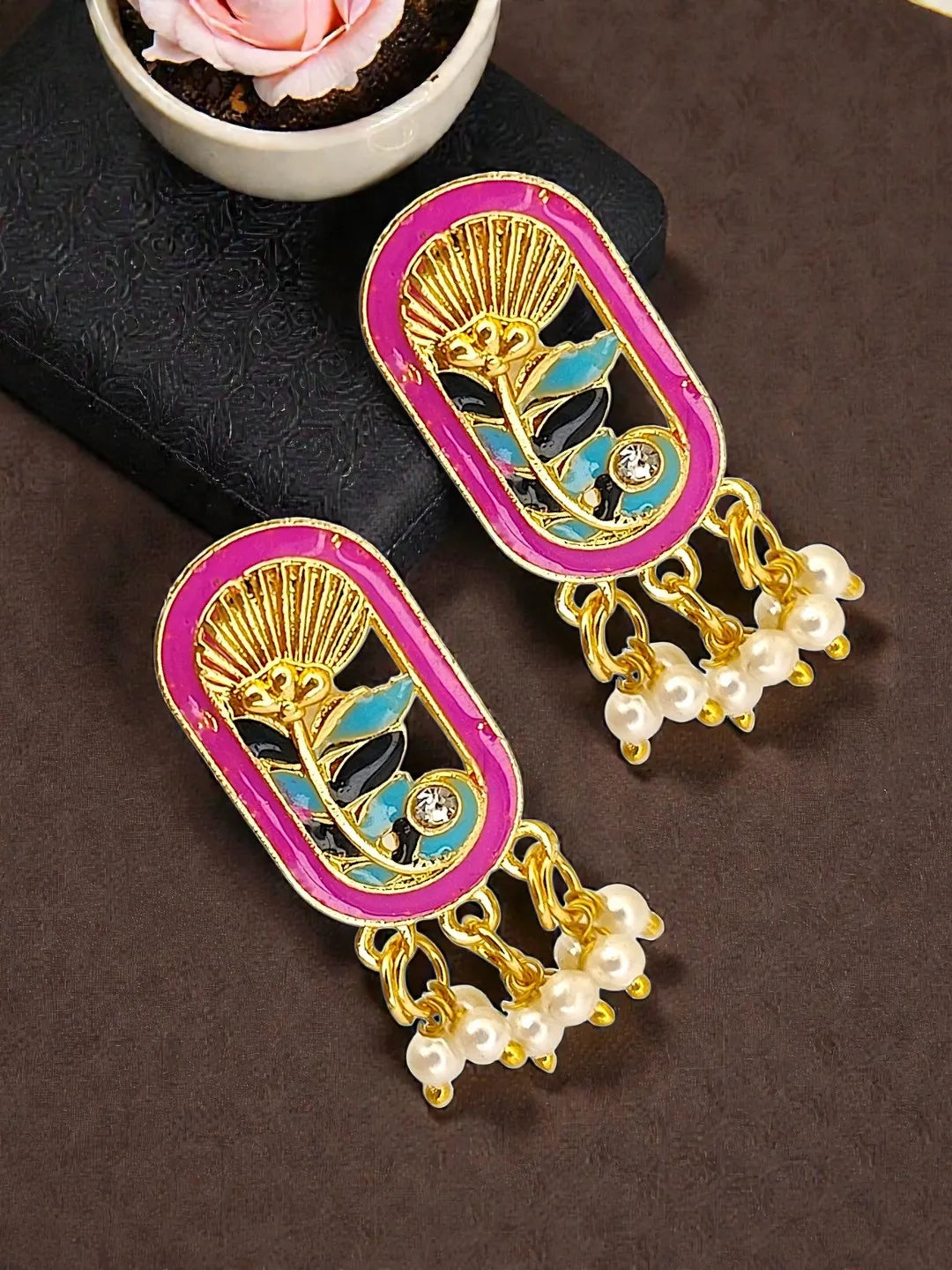 Geometric Drop Earrings