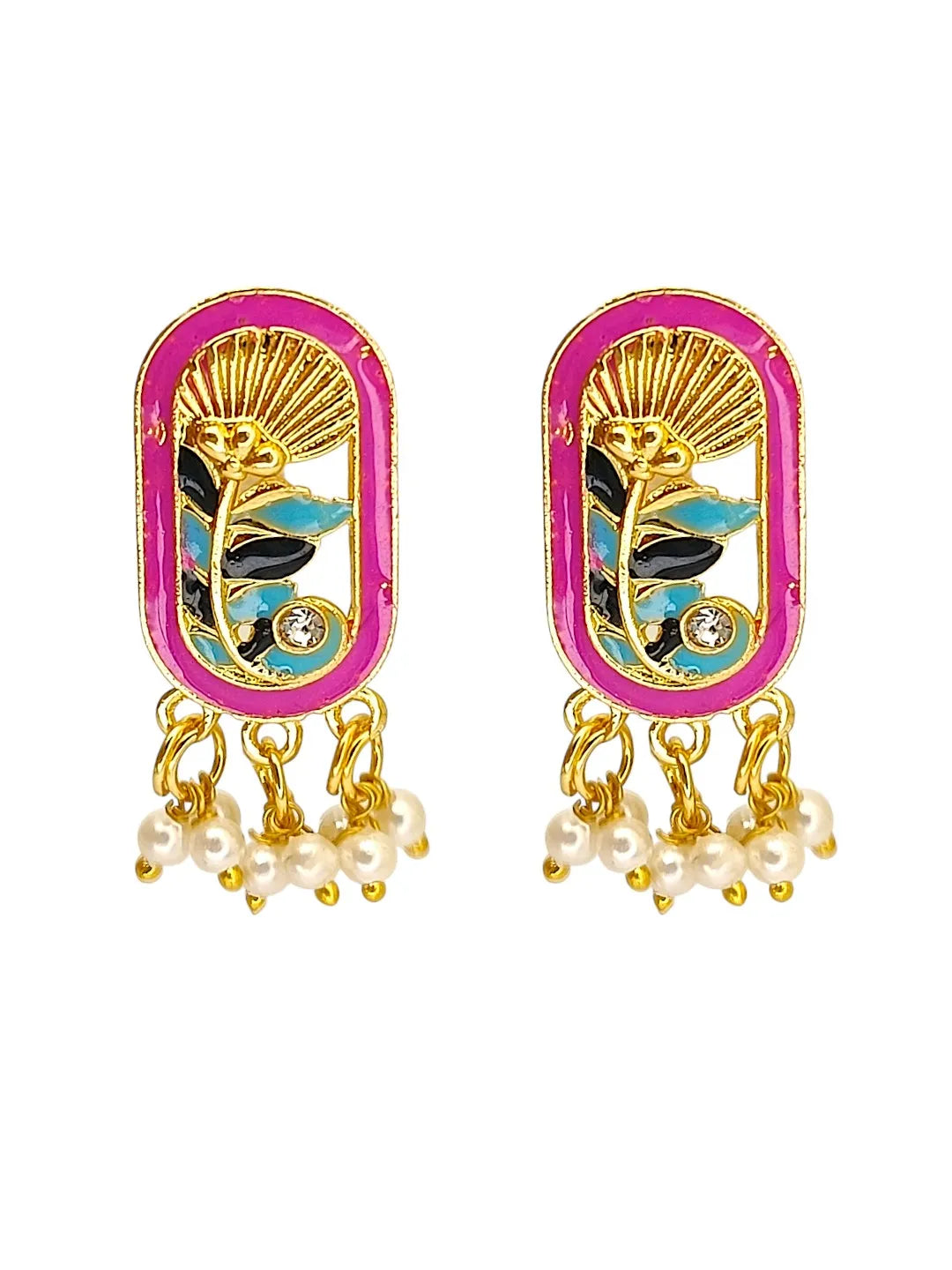 Geometric Drop Earrings