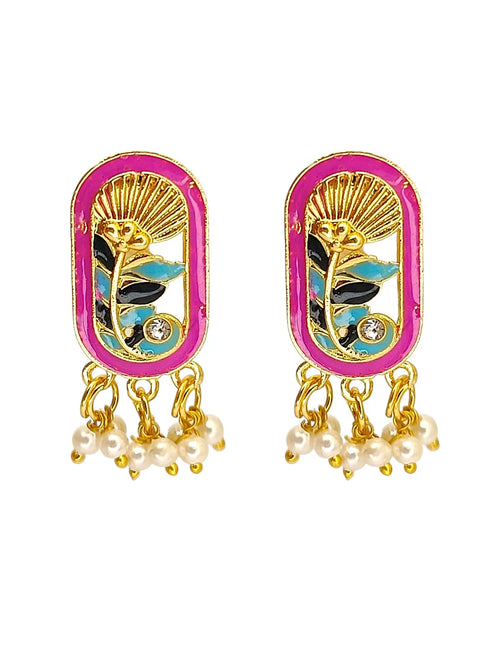 Geometric Drop Earrings