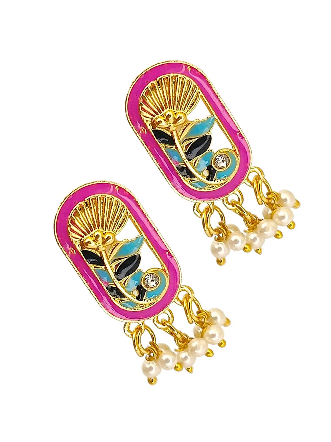 Geometric Drop Earrings