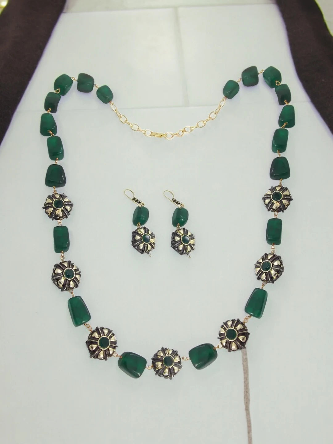 Emerald Necklace Set