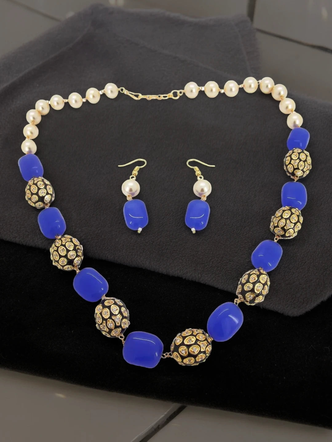 Blue Jewellery Set