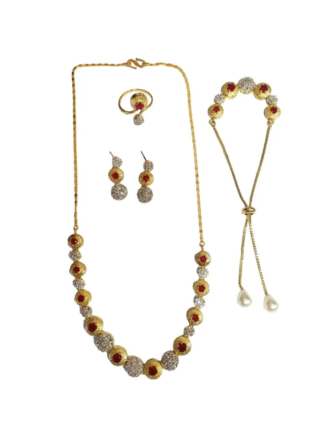 Ruby Radiance Jewellery Set