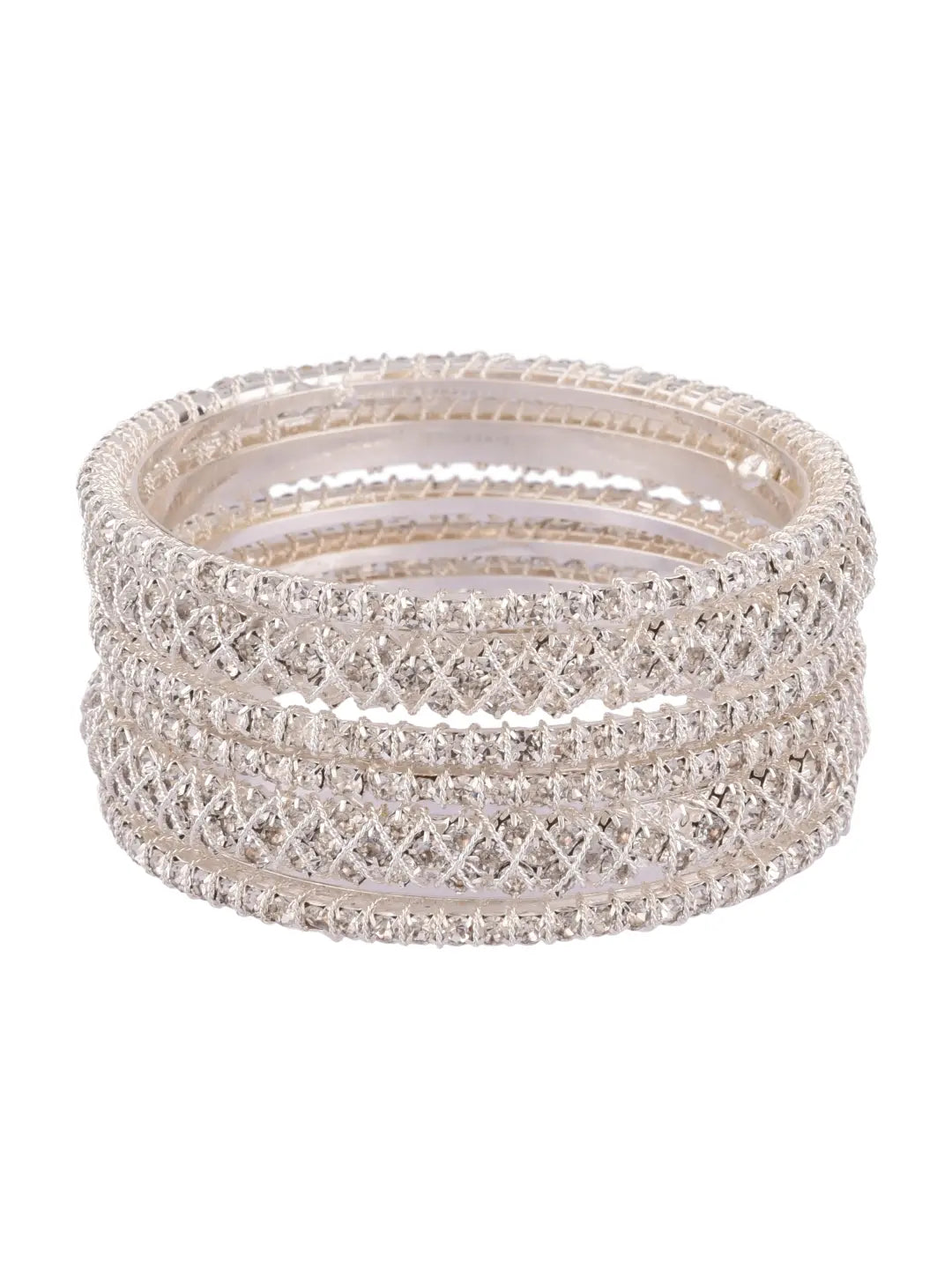 CZ Stones Dazzling Bangles