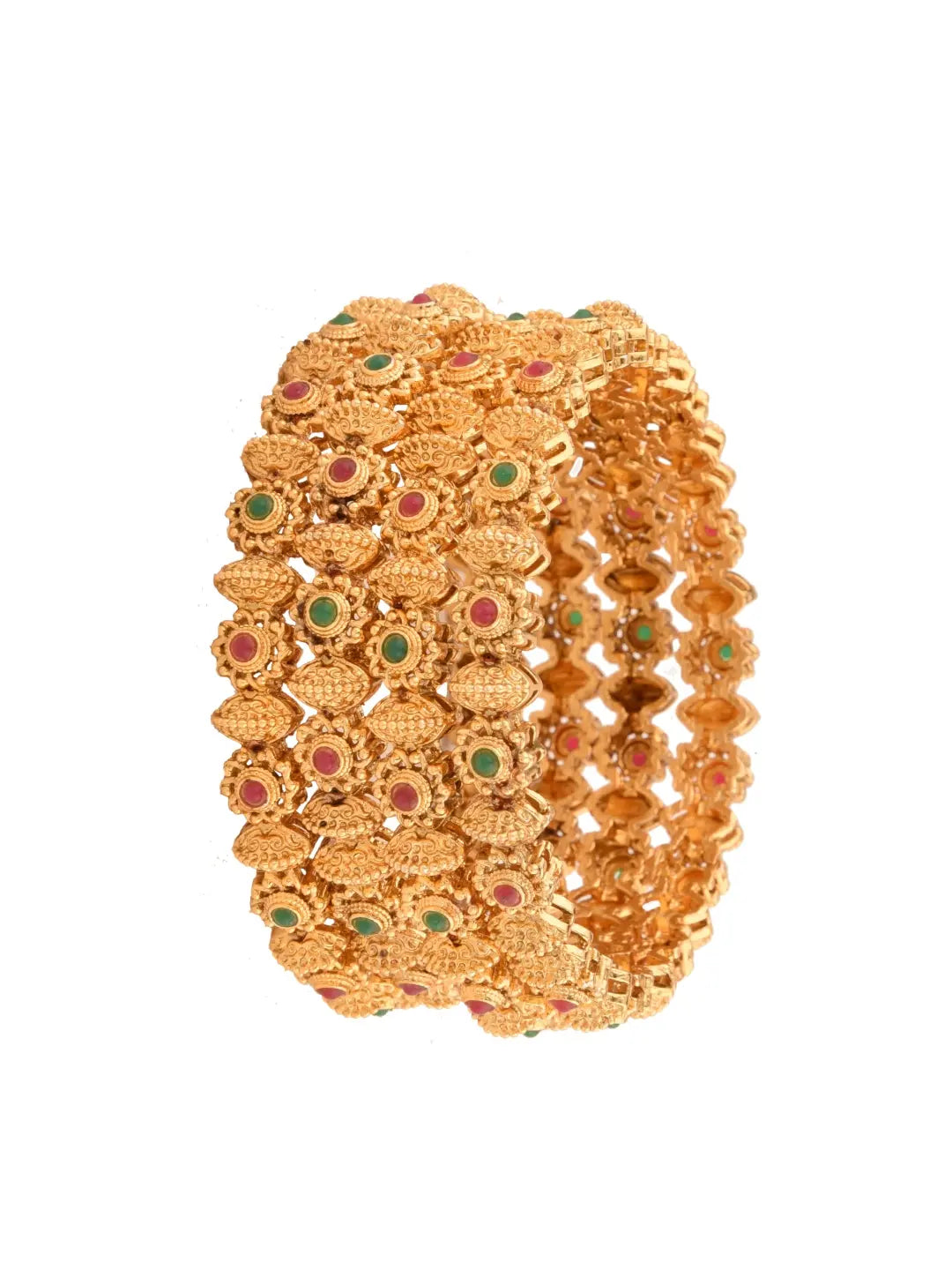 Gold Plated 4 Bangles