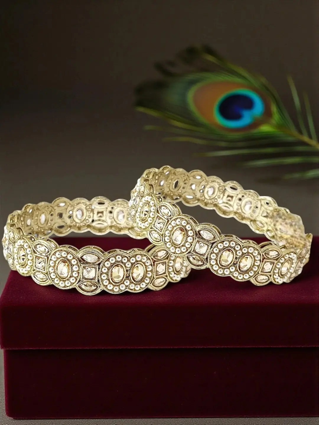 Set Of 2 Victorian Style Bangles