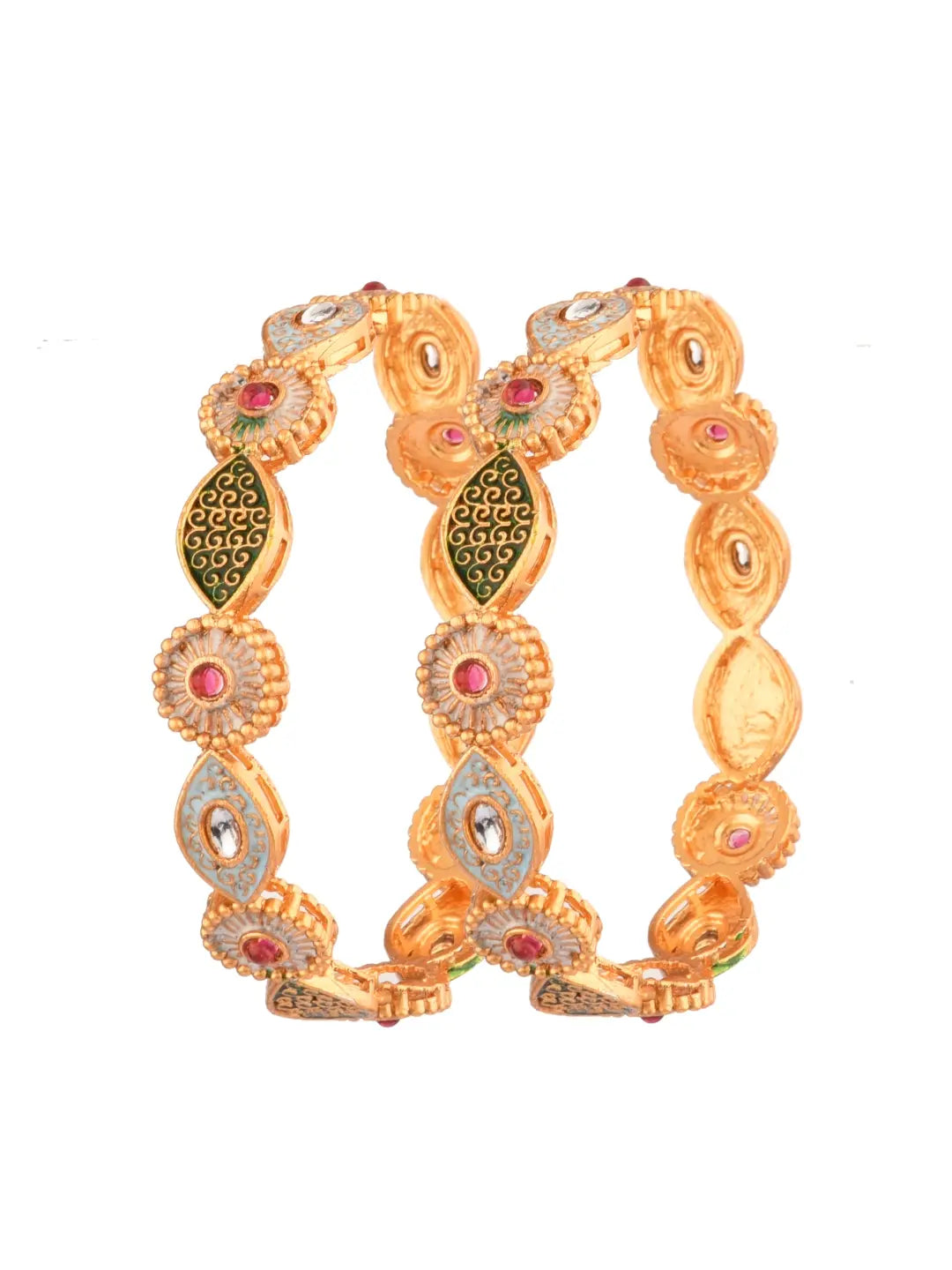 Meenakari Duo Bangles Set of 2