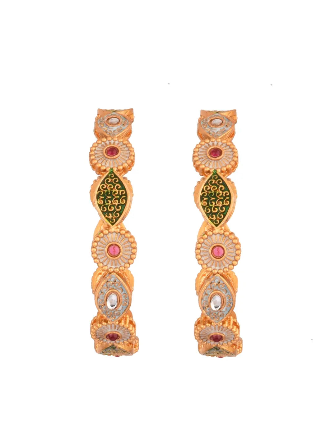 Meenakari Duo Bangles Set of 2