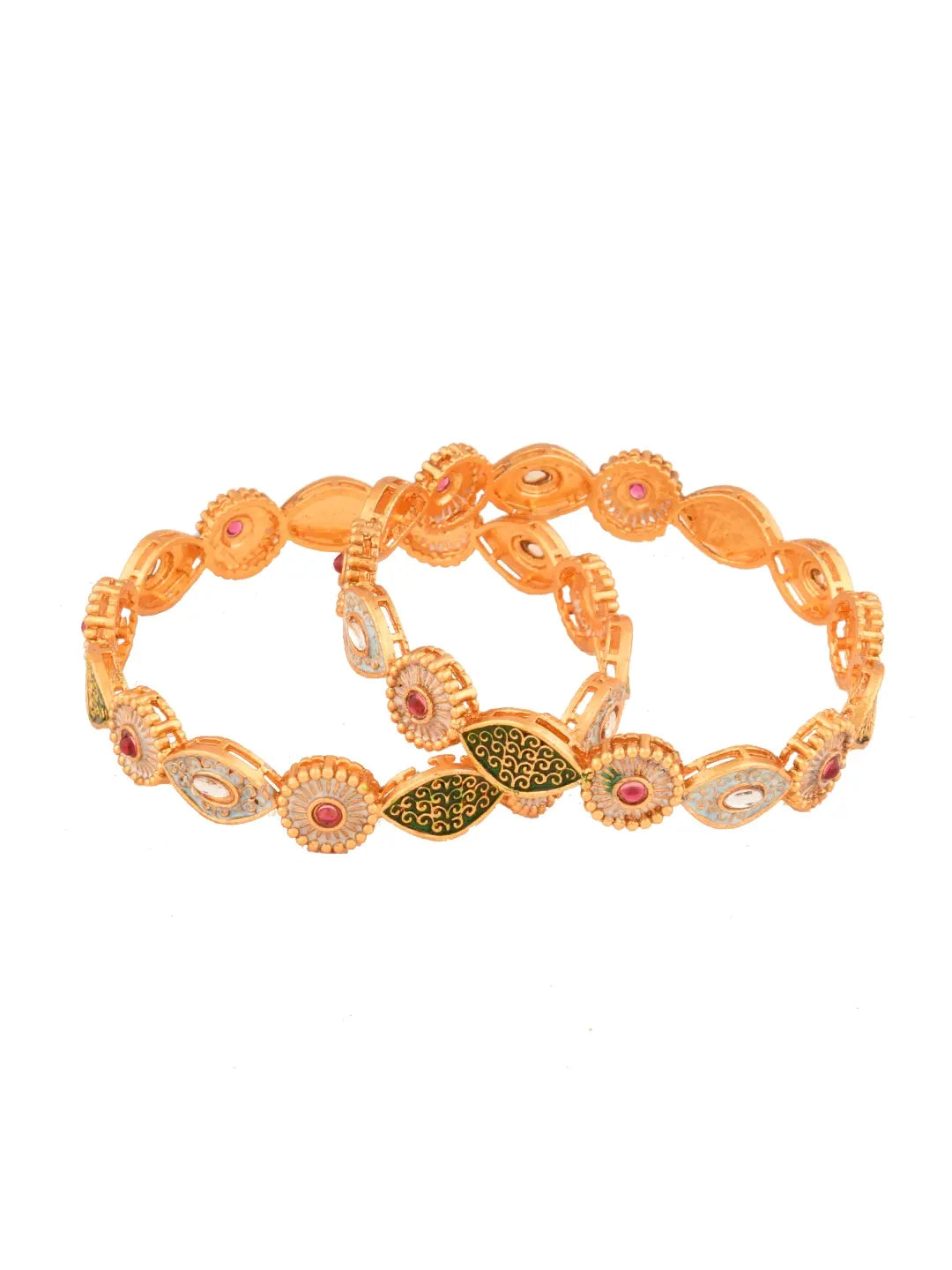 Meenakari Duo Bangles Set of 2