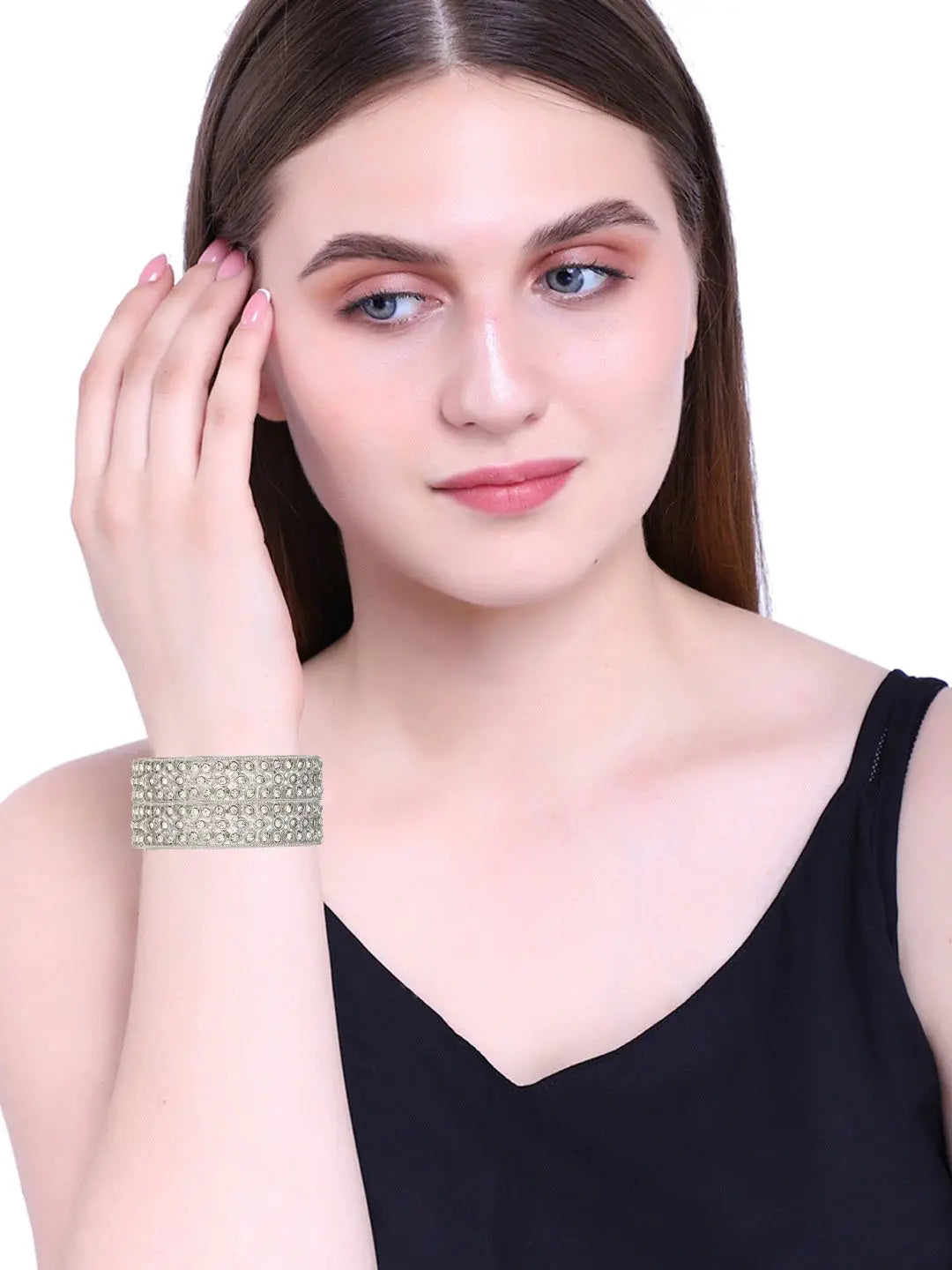 CZ Stones Kada Bangles