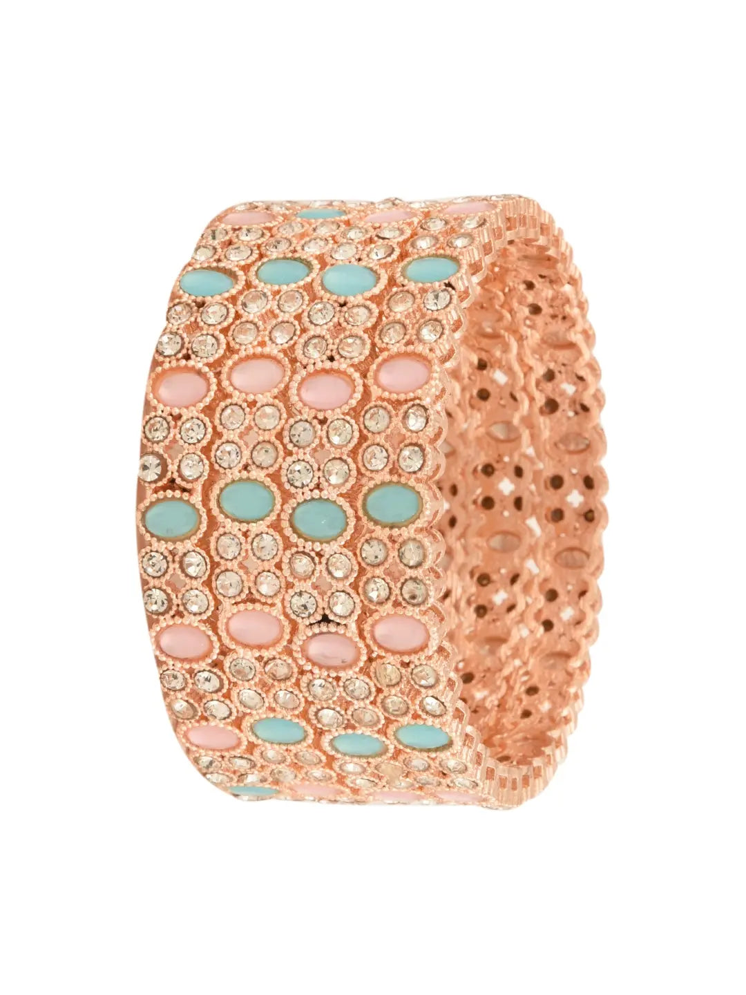 Gold Plated Pastel Bangles