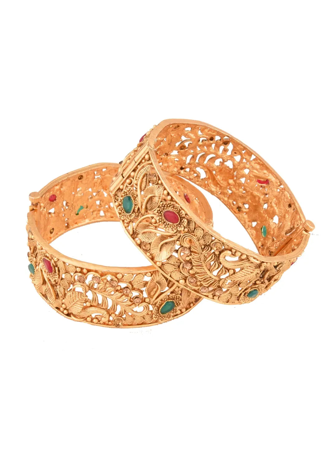Gold Plated Kada Bangles