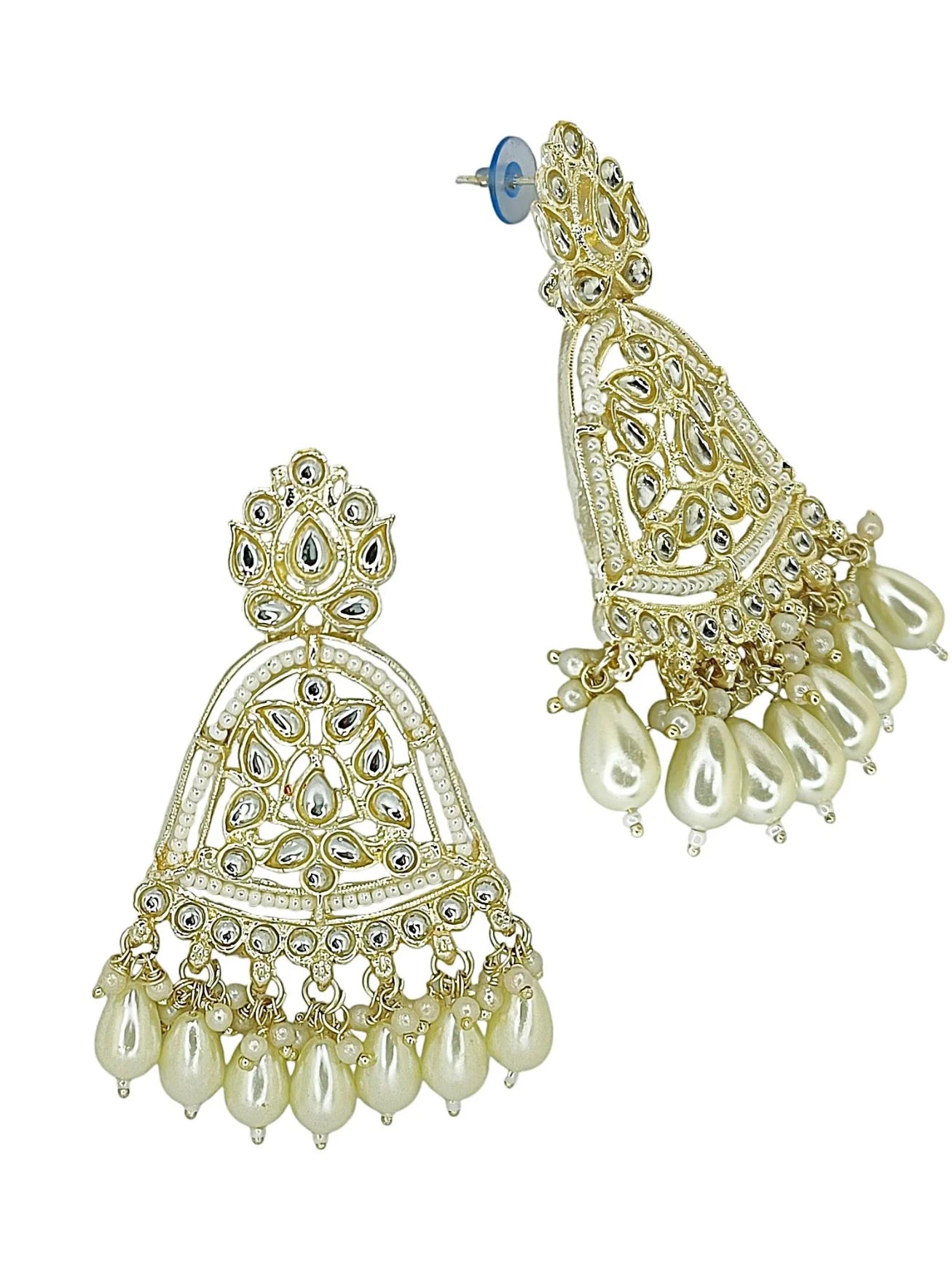 Gold Plated Kundan Earrings