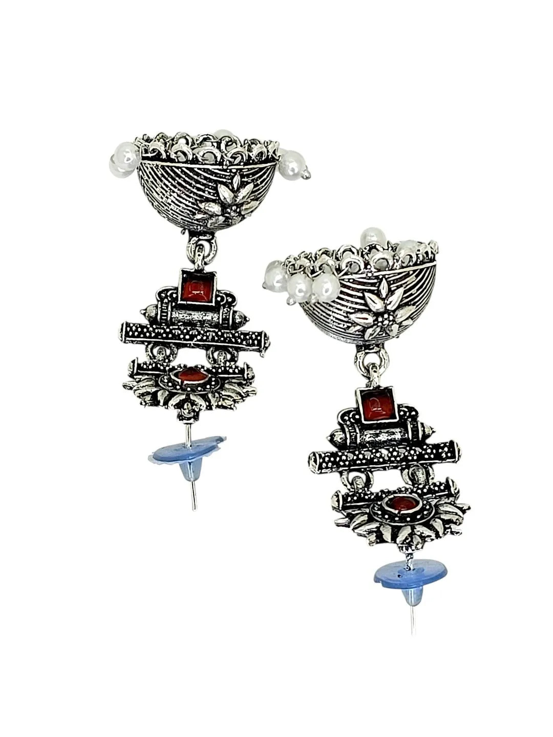 Geometric Jhumkas Earrings