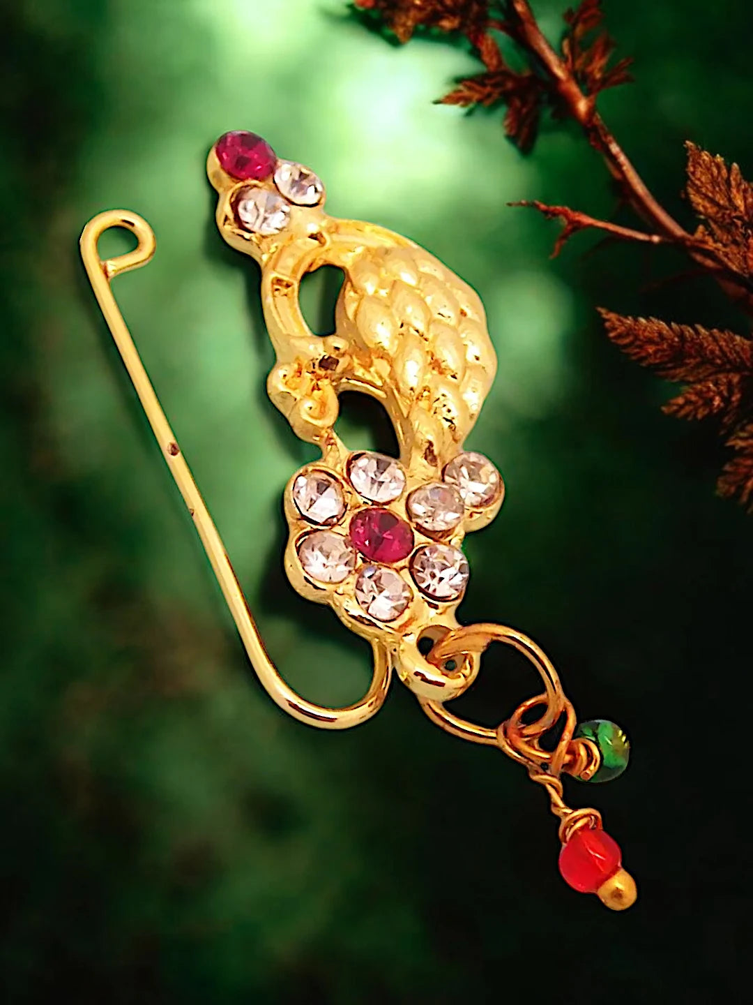 The Red Gem Nosepin