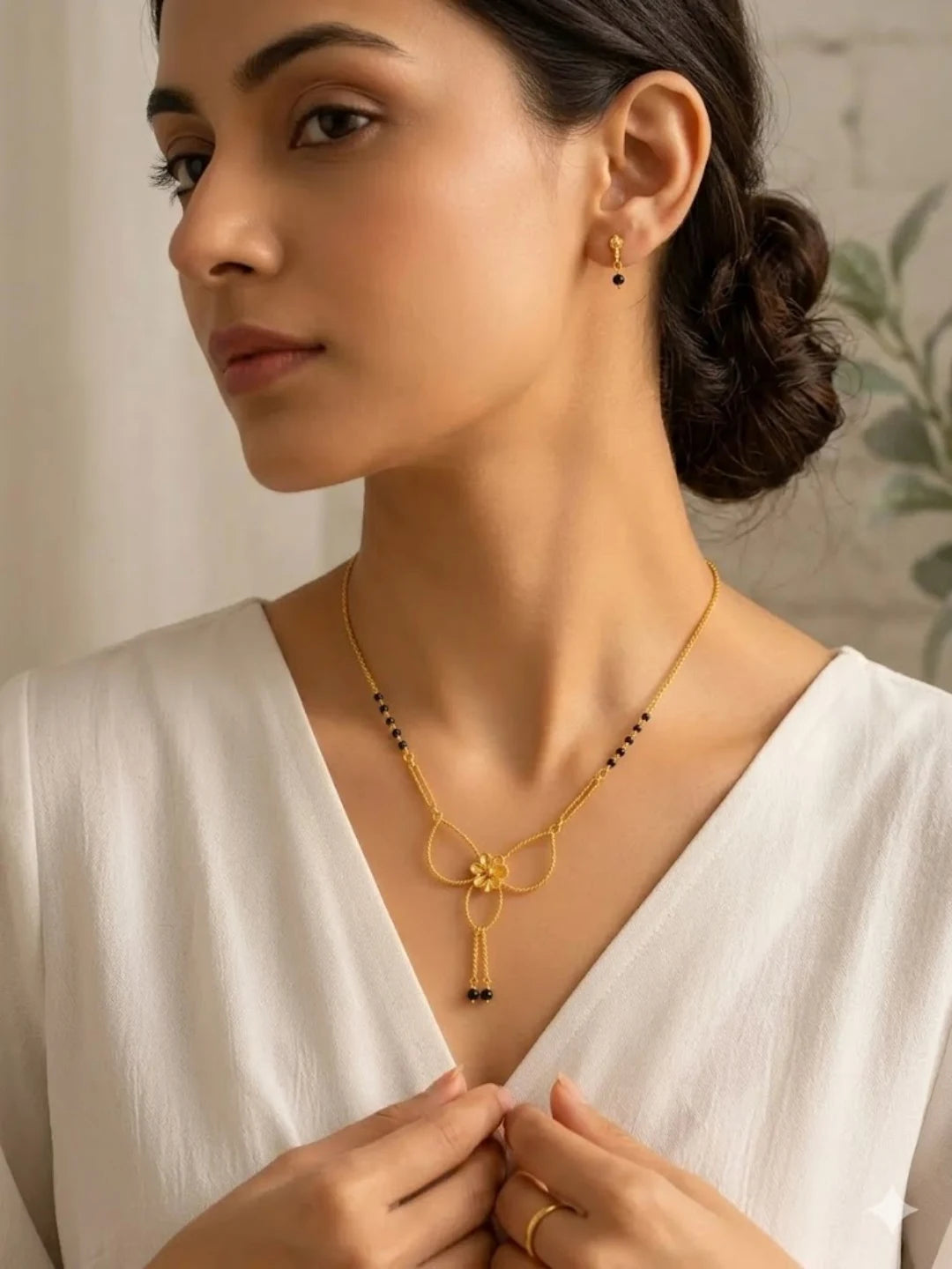 Bow Design Mangalsutra