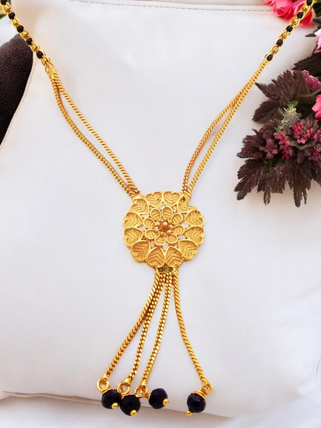 Floral Dangle Mangalsutra