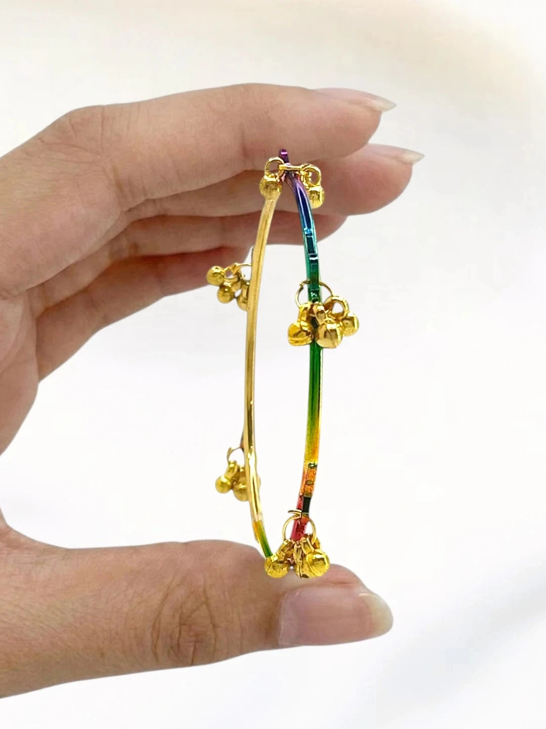 Multicolor Set Of 4 Kashmiri Bangles