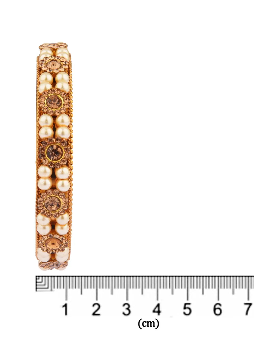 Gold Plated Pearl Bangles