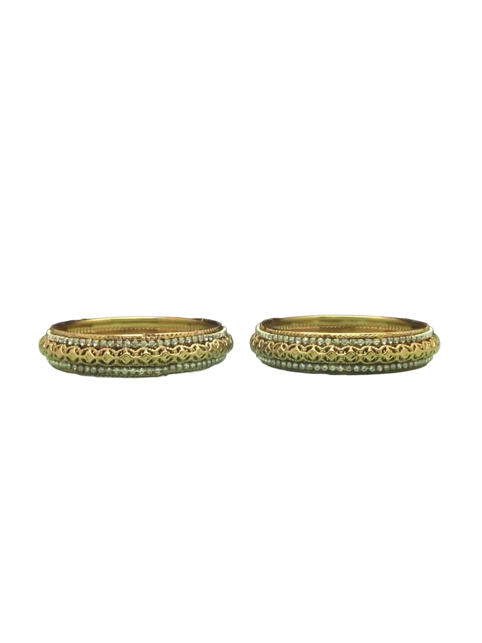 Gold Plated CZ Bangles