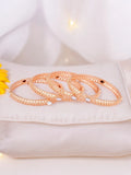 Gold Plated Mirror Bangles