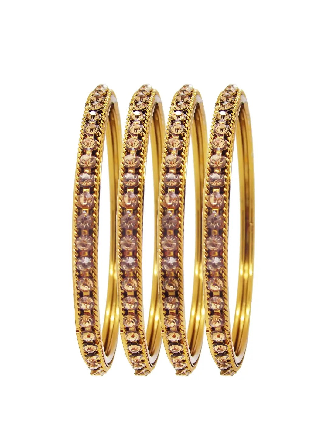 Gold Plated CZ Bangles