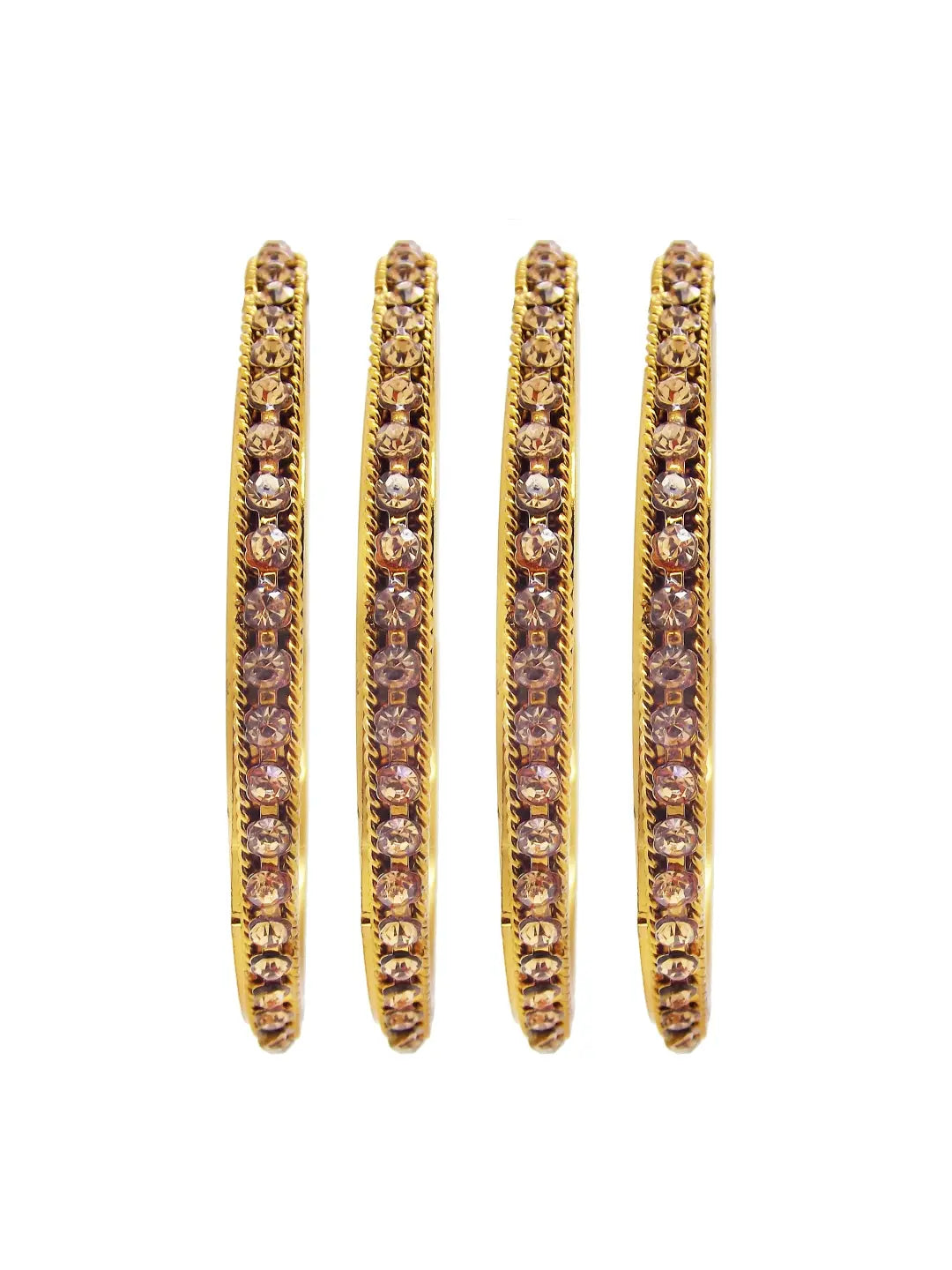 Gold Plated CZ Bangles