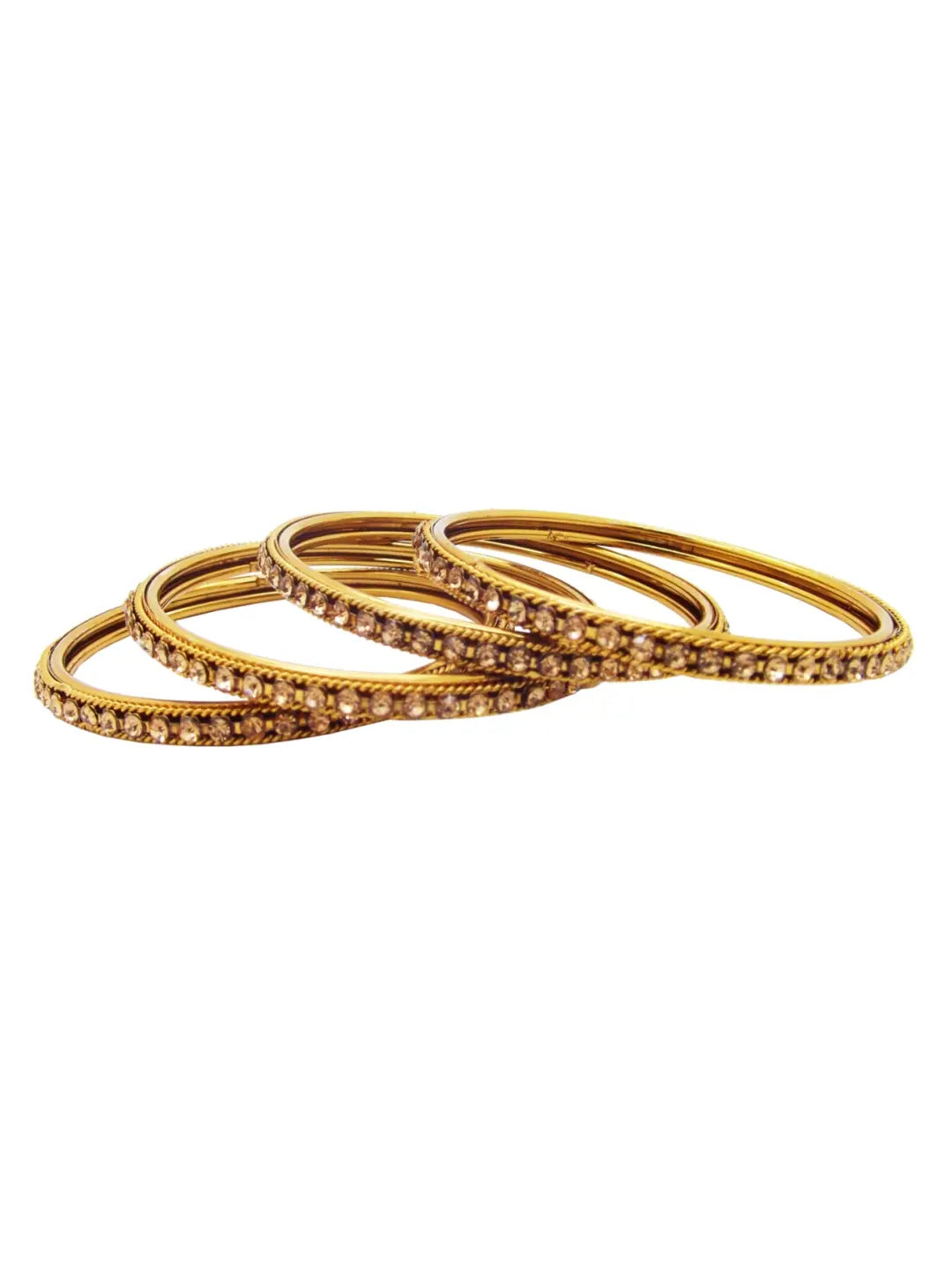 Gold Plated CZ Bangles
