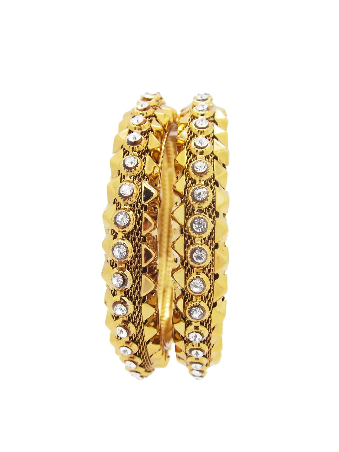 CZ Stones Gokhru Bangles