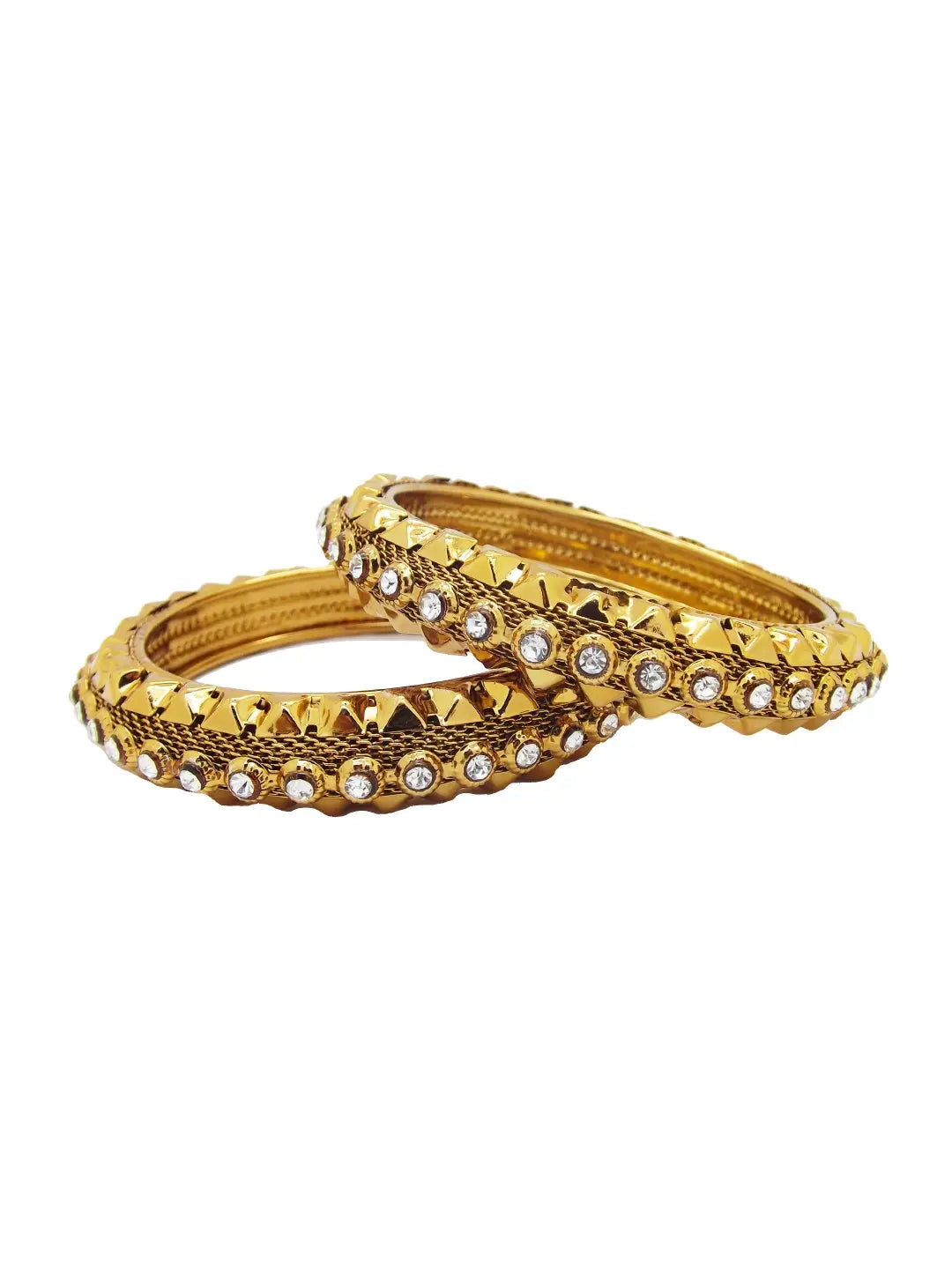 CZ Stones Gokhru Bangles