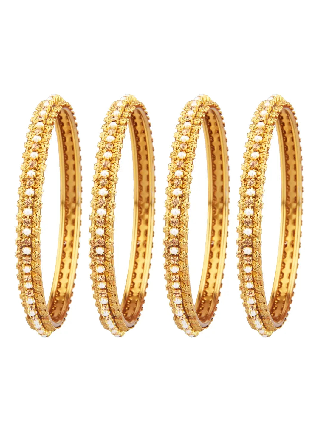 Gold Plated Sleek Bangles