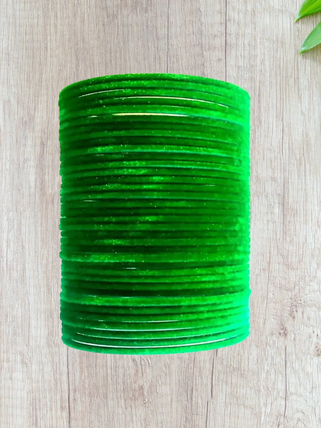 Green Velvet Bangles