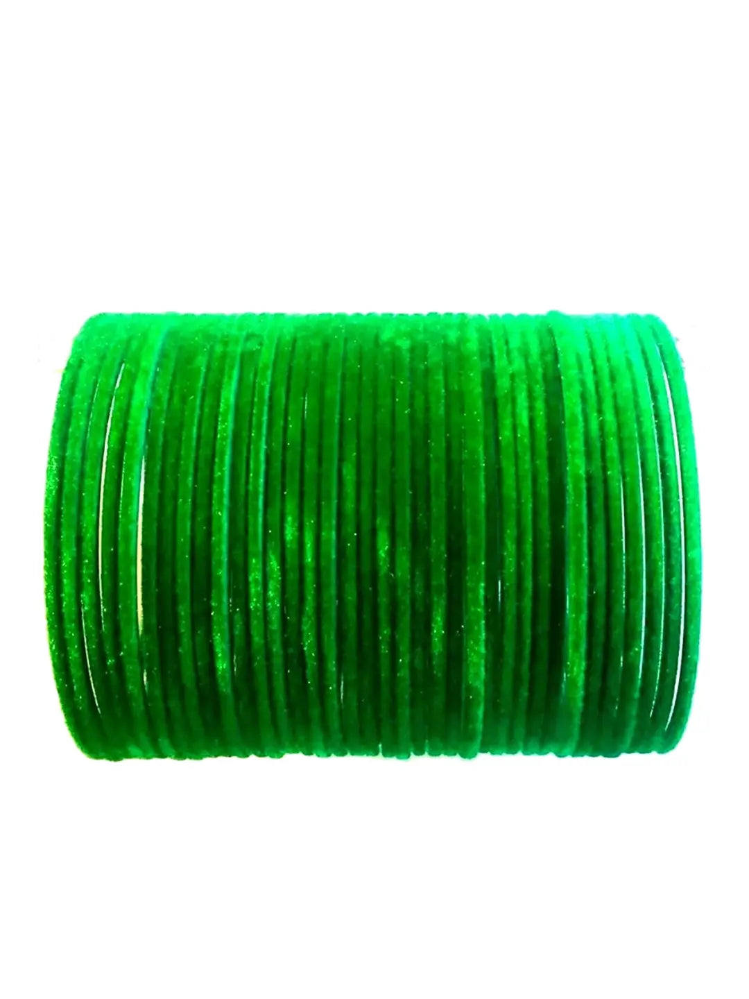 Green Velvet Bangles