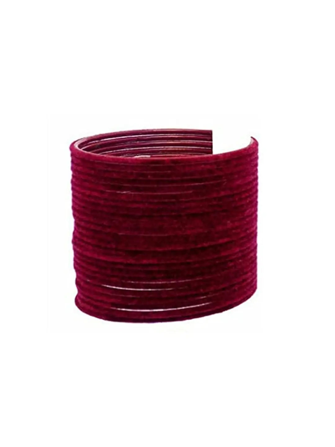 Maroon Velvet Bangles