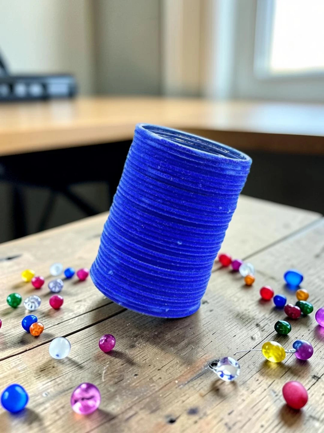 Set Of 36 Royal Blue Plain Velvet Bangles Set
