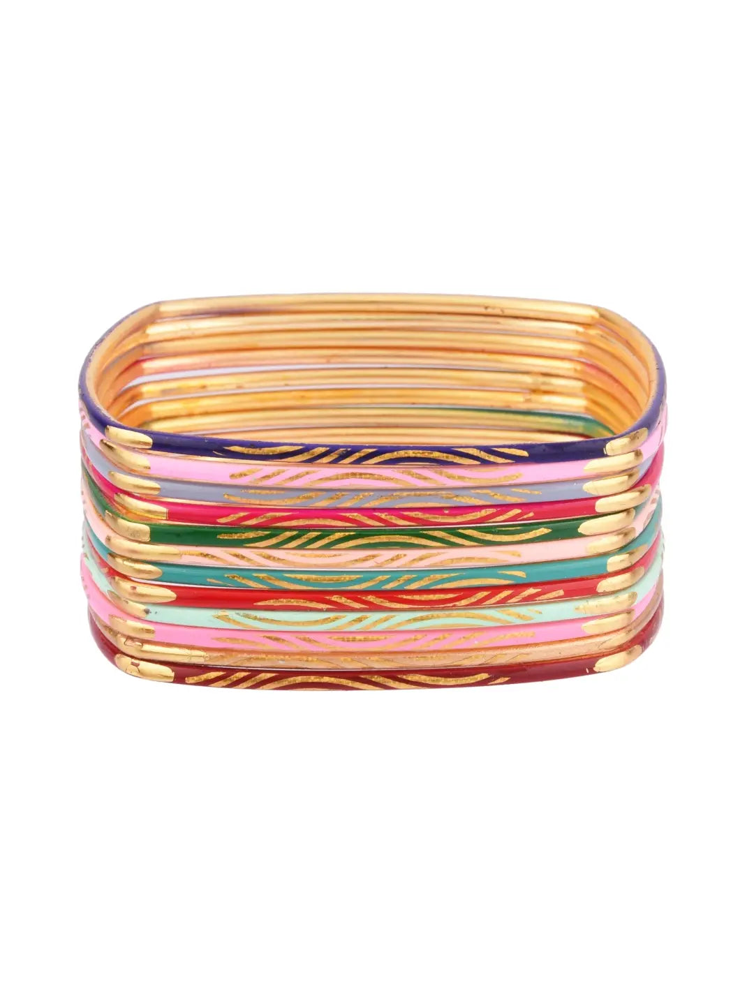 Multicolor Square Bangles