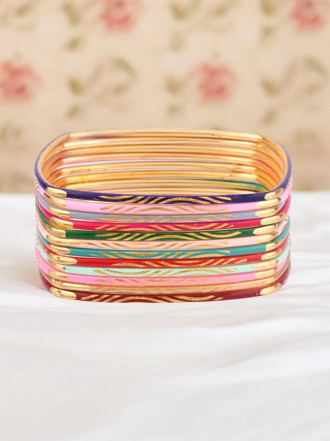 Multicolor Square Bangles